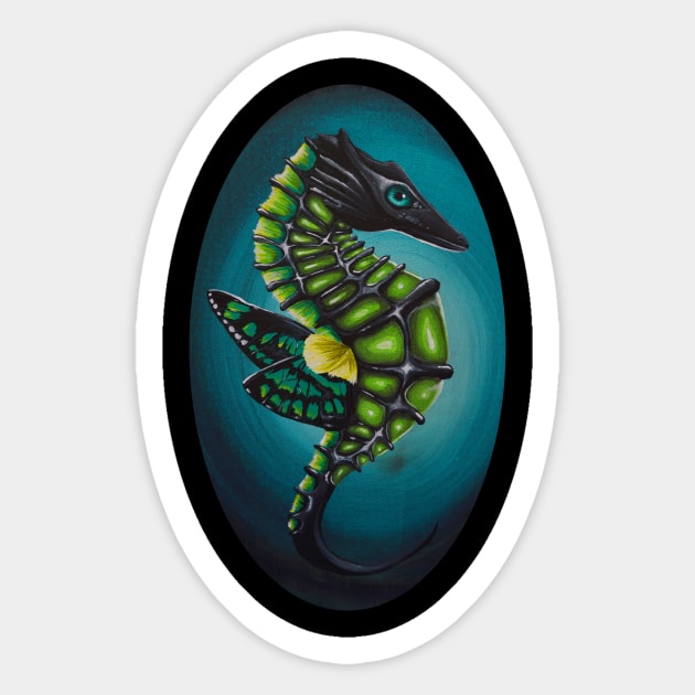 seahorse Sticker by Artelies202